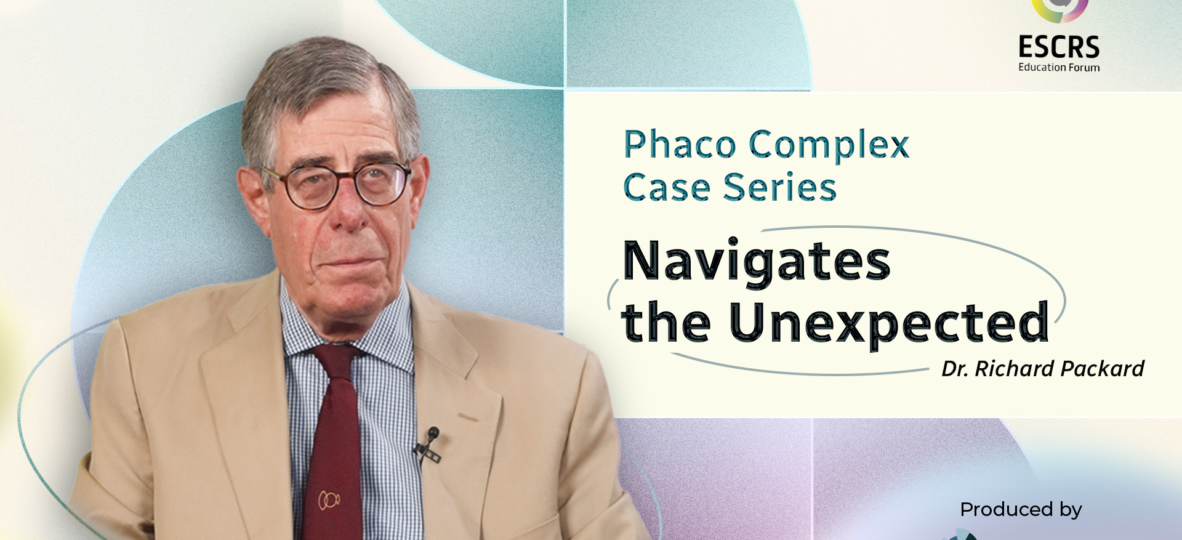 G] Phaco video #1 Richard Packard thumbnail Phaco Complex Case Series Dr. Richard Packard Navigates the Unexpected