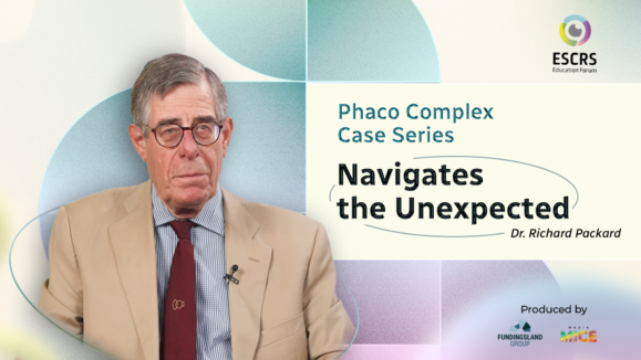 G] Phaco video #1 Richard Packard thumbnail Phaco Complex Case Series Dr. Richard Packard Navigates the Unexpected