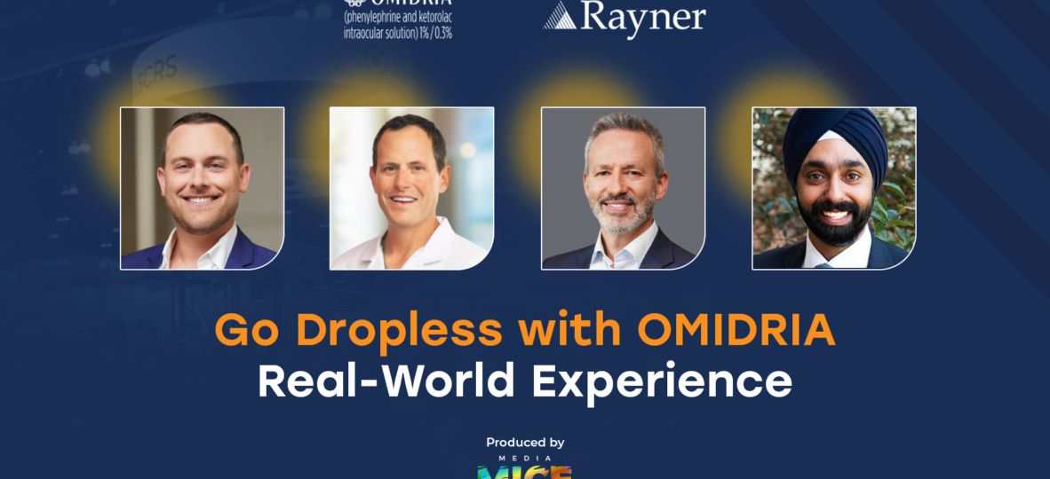 Top Surgeons Discuss Their Dropless Regimen with OMIDRIA in Cataract Surgery logoMM (1)