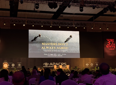 A picture from the Masters Don’t Always Agree session at APACRS 2025